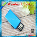 metal push and pull usb pendrive 2gb /sliding metal USB/logo memory stick